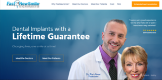 Web Design for FastNewSmile in Dallas & Fort Worth