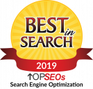 Best Search Engine Optimization Company 2019 badge