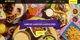 Holy Taco Fields Restaurant Website
