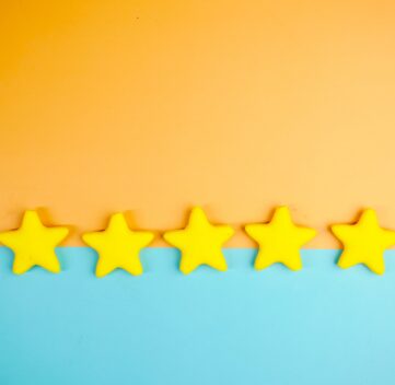 5 star reviews on google, facebook, and other websites